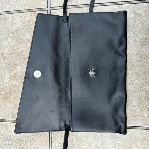 Sergio Rossi Black Leather purse - Picture 8 of 13